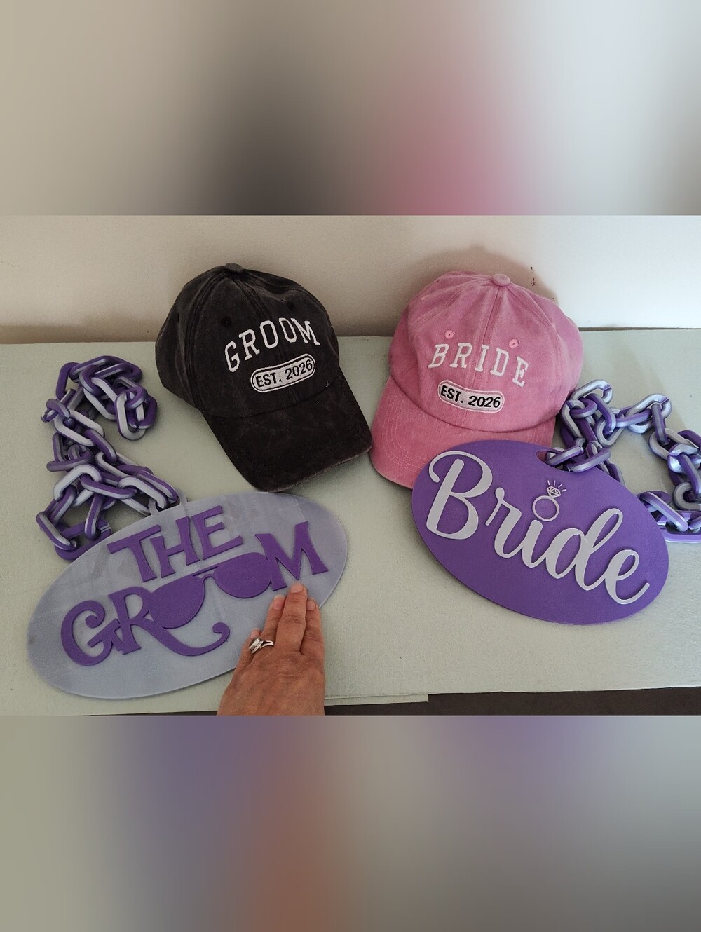 Bride And Groom Humorous Ensemble For Bachelor/ette Parties